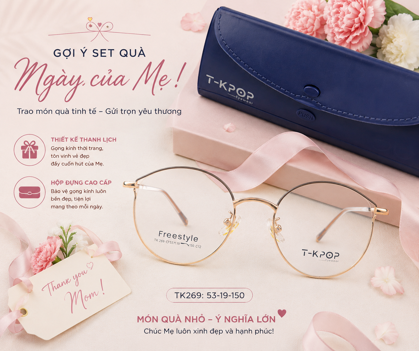Gọng kính T-KPOP (Mã TK269)