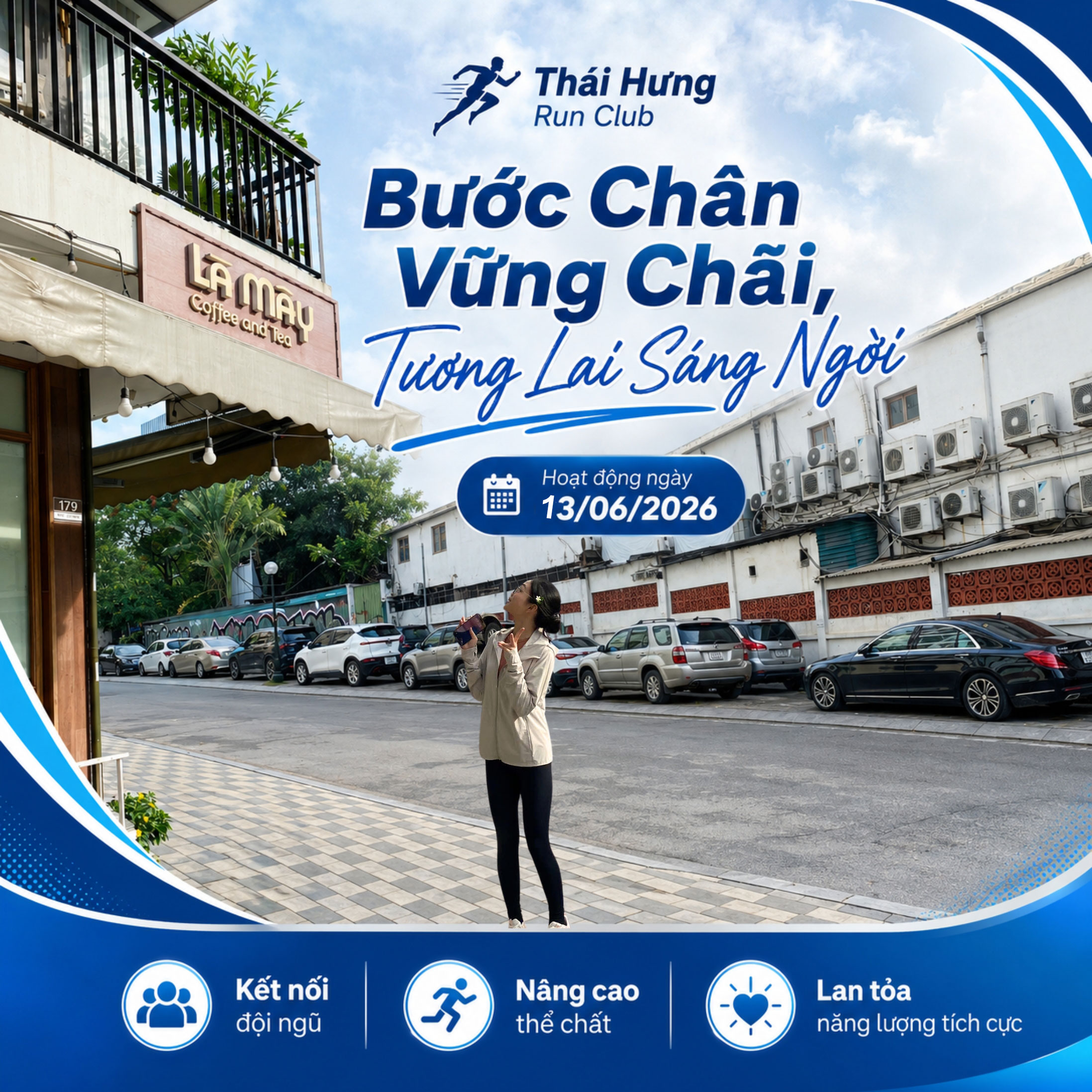 Khoảnh khắc hài hước trong hoạt động Thái Hưng Run Club ngày