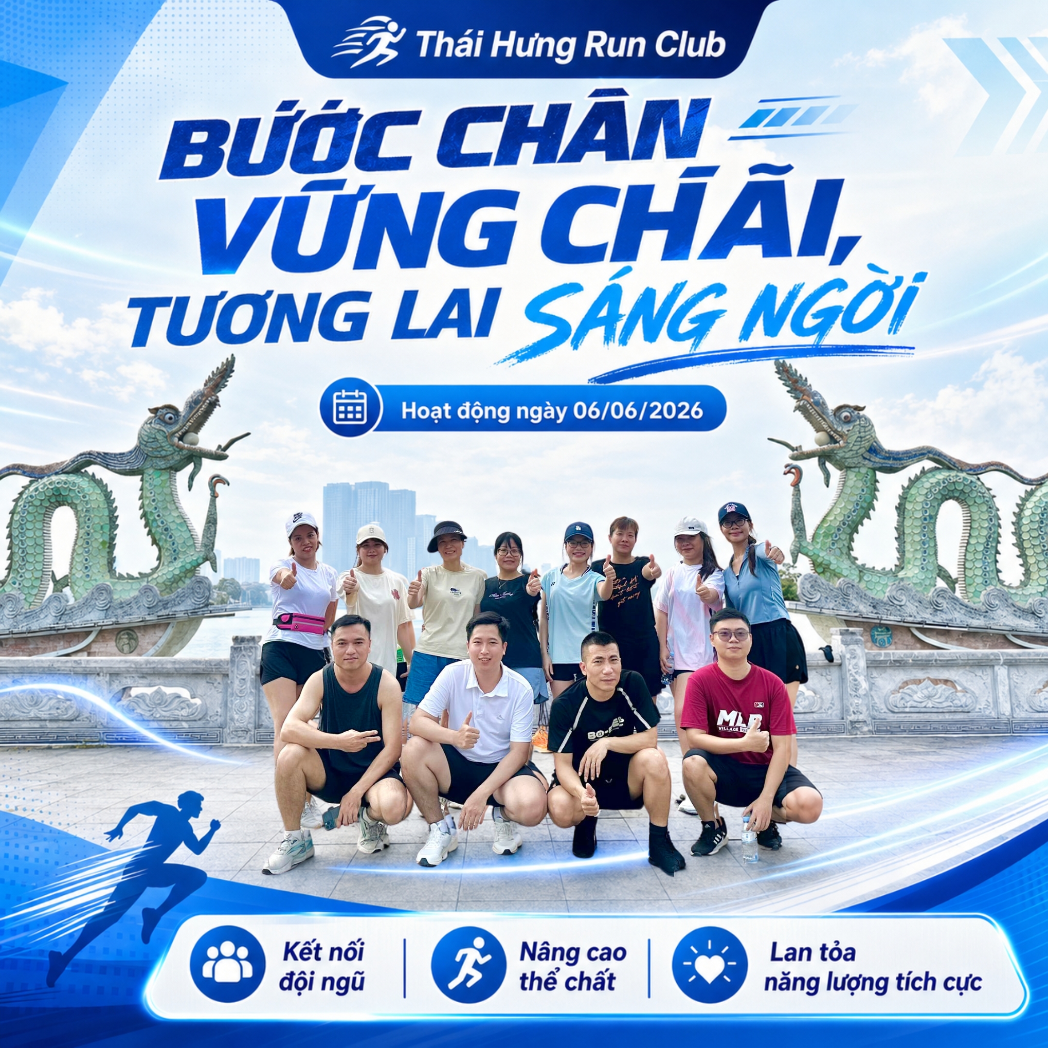 Hình ảnh hoạt động chạy bộ Thái Hưng Run Club ngày 06/06/2026