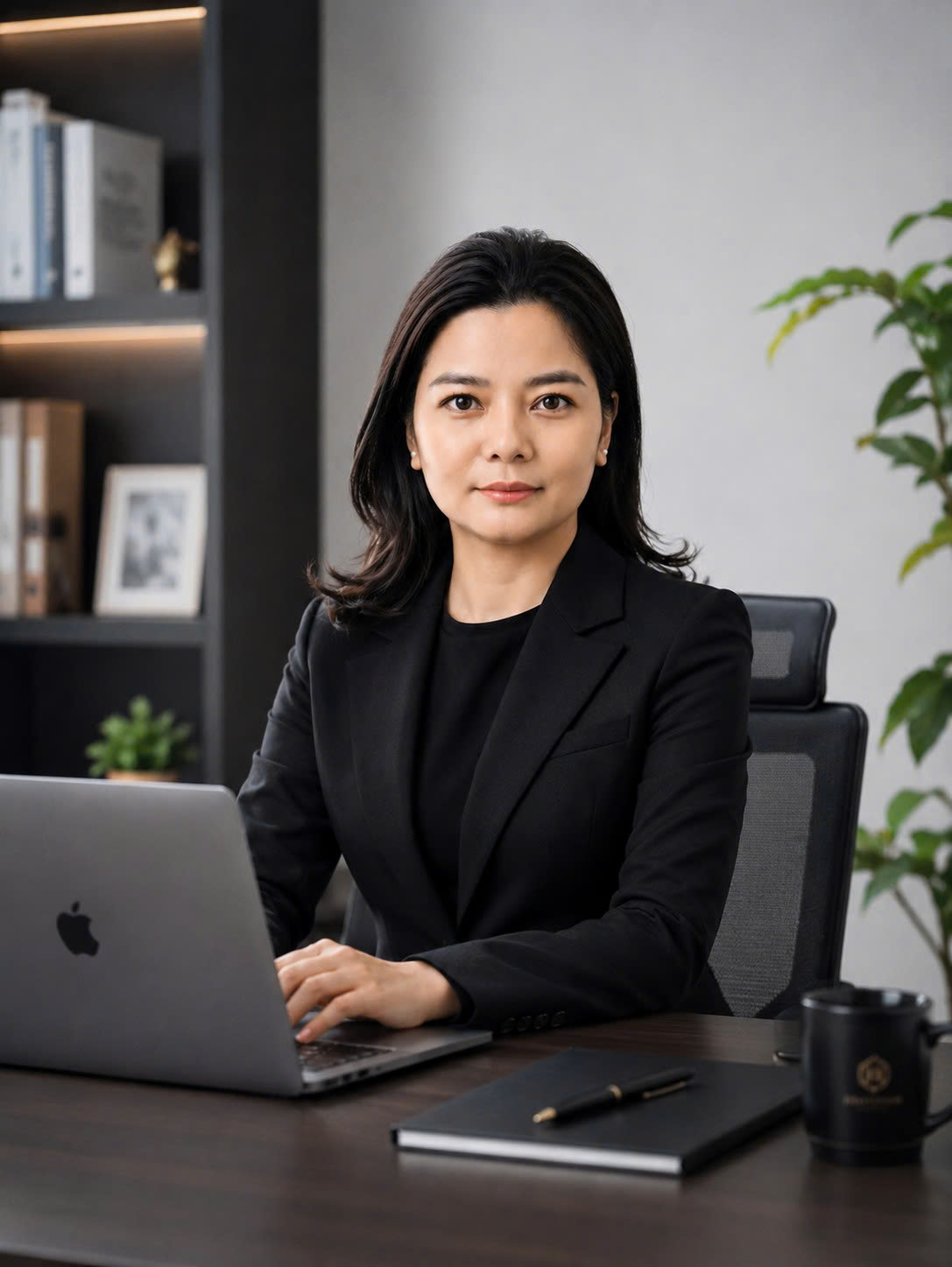 Chân dung CEO Phạm Thị Thuỷ tại văn phòng Thái Hưng