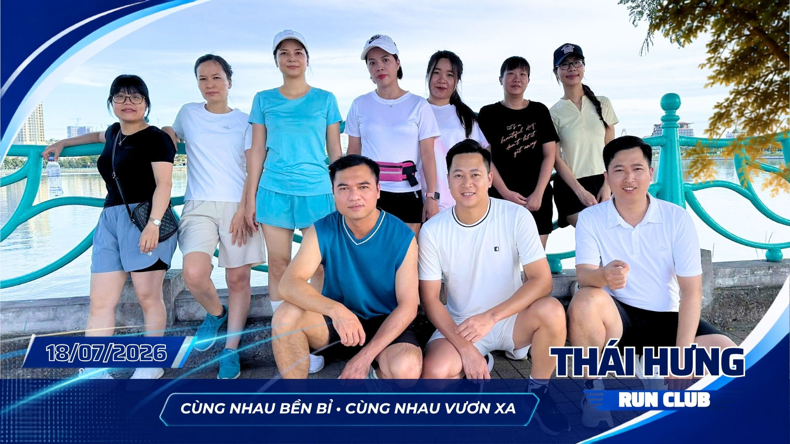Buổi chạy thứ 8: Thái Hưng Run Club chinh phục cung đường hoa và sen Hồ Tây