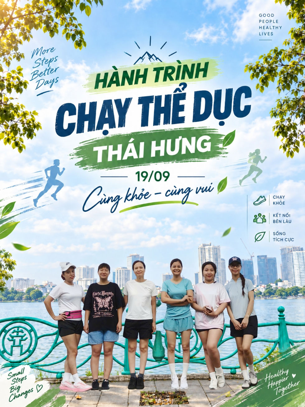 Không chạy để thi đấu, chạy để khỏe hơn mỗi ngày